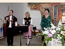 die Musiker des Auffahrtskonzerts 2013: Hanspeter Wigger, Franziska Wigger und Renate Steiner (von links nach rechts)
