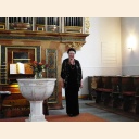 Renate Steiner am Sommerkonzert 2014 in der Kirche Sitzberg (6. Juli 2014)